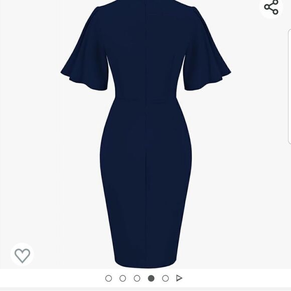 1950's Vintage Bodycon Pencil Dress medium NWT w jacket - Picture 1 of 16